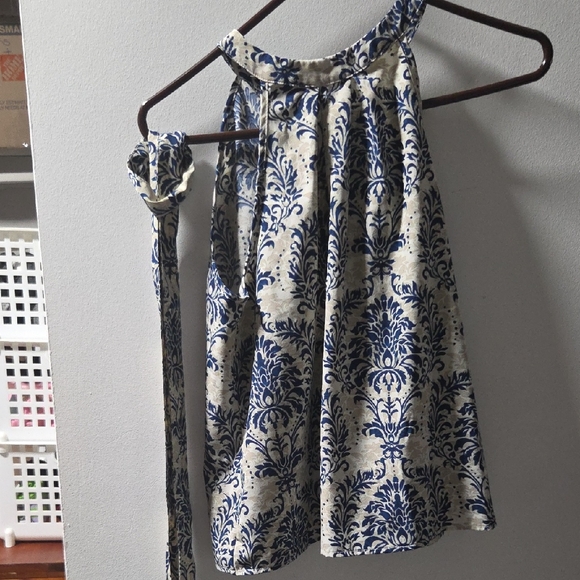 Cupshe Tops - Cupshe Kids Top with Blue Floral Design